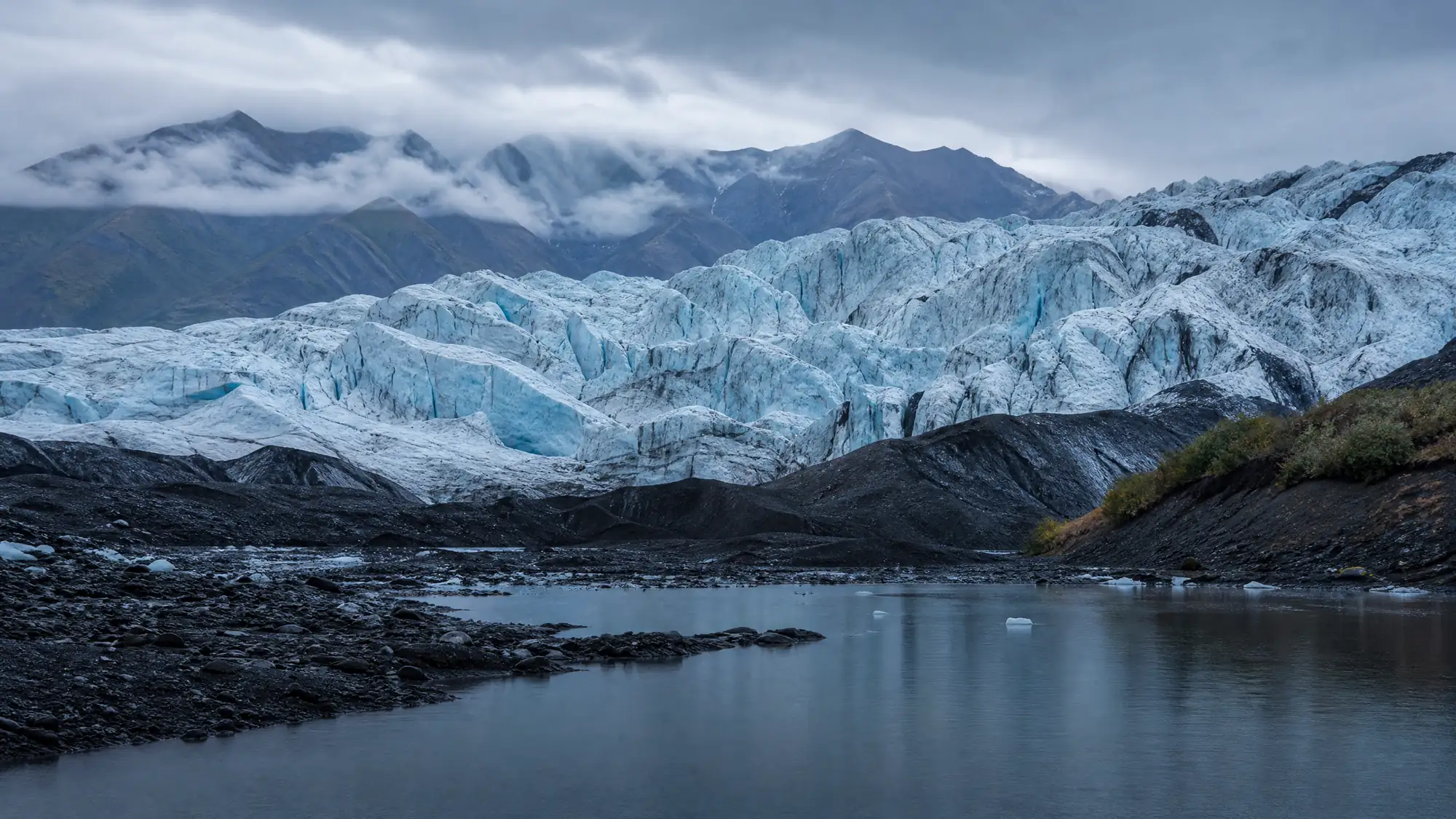 Der Matanuska ist ein 27 Meilen langer aktiver Talgletscher. Er ist der größte mit dem Auto erreichbare Gletscher in den USA.