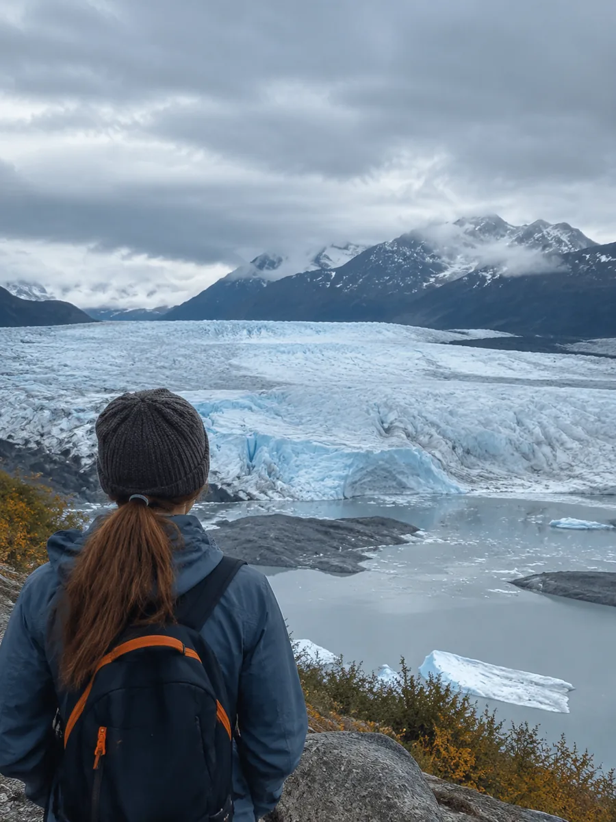 Blick auf den Matanuska-Gletscher